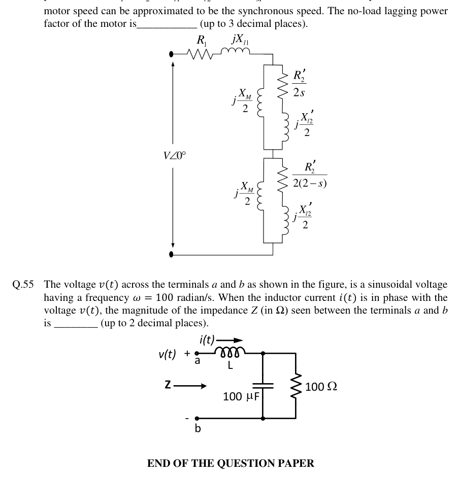 Figure context for GATE 2018 Q55