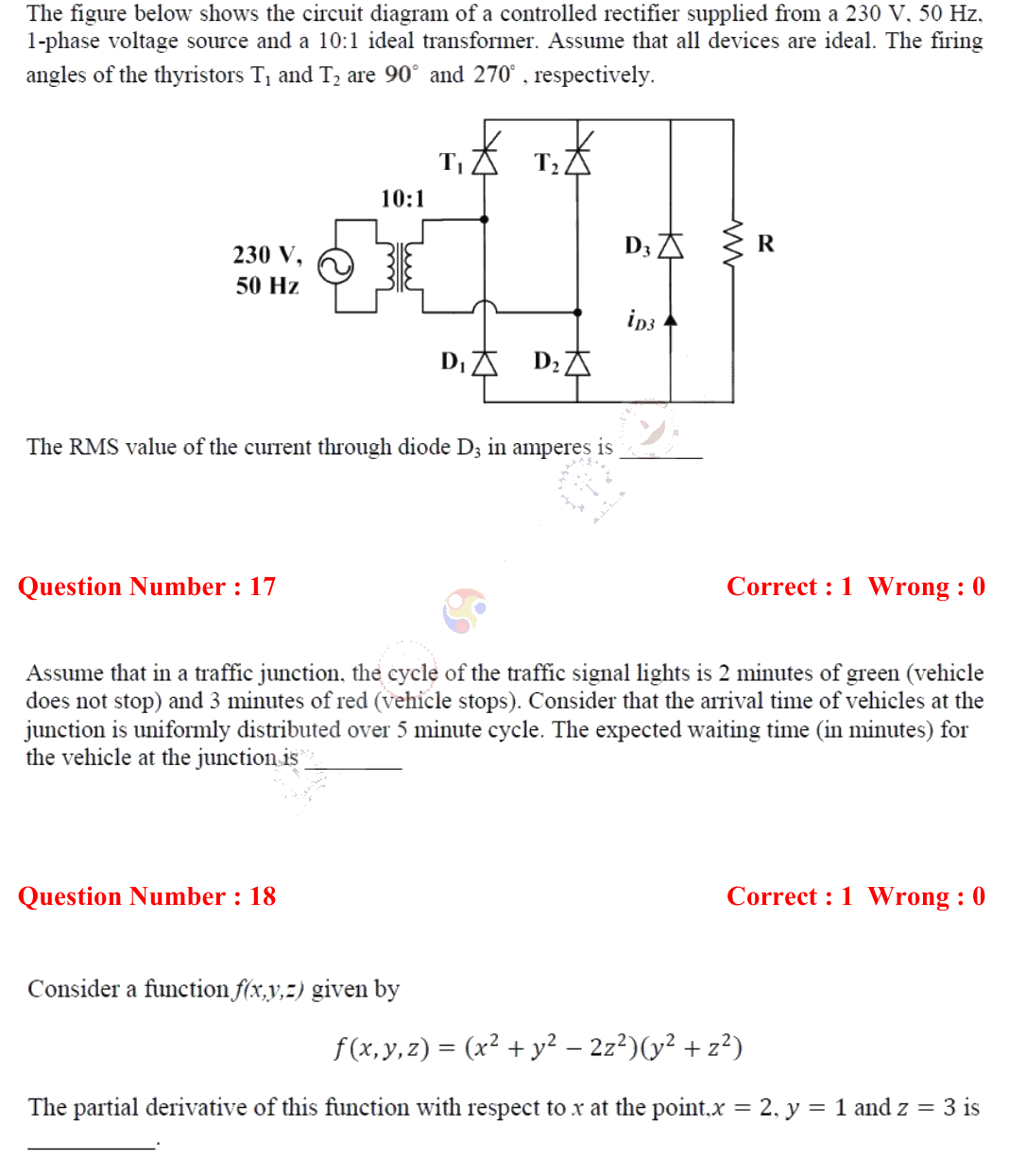 Figure context for GATE 2018 Q16