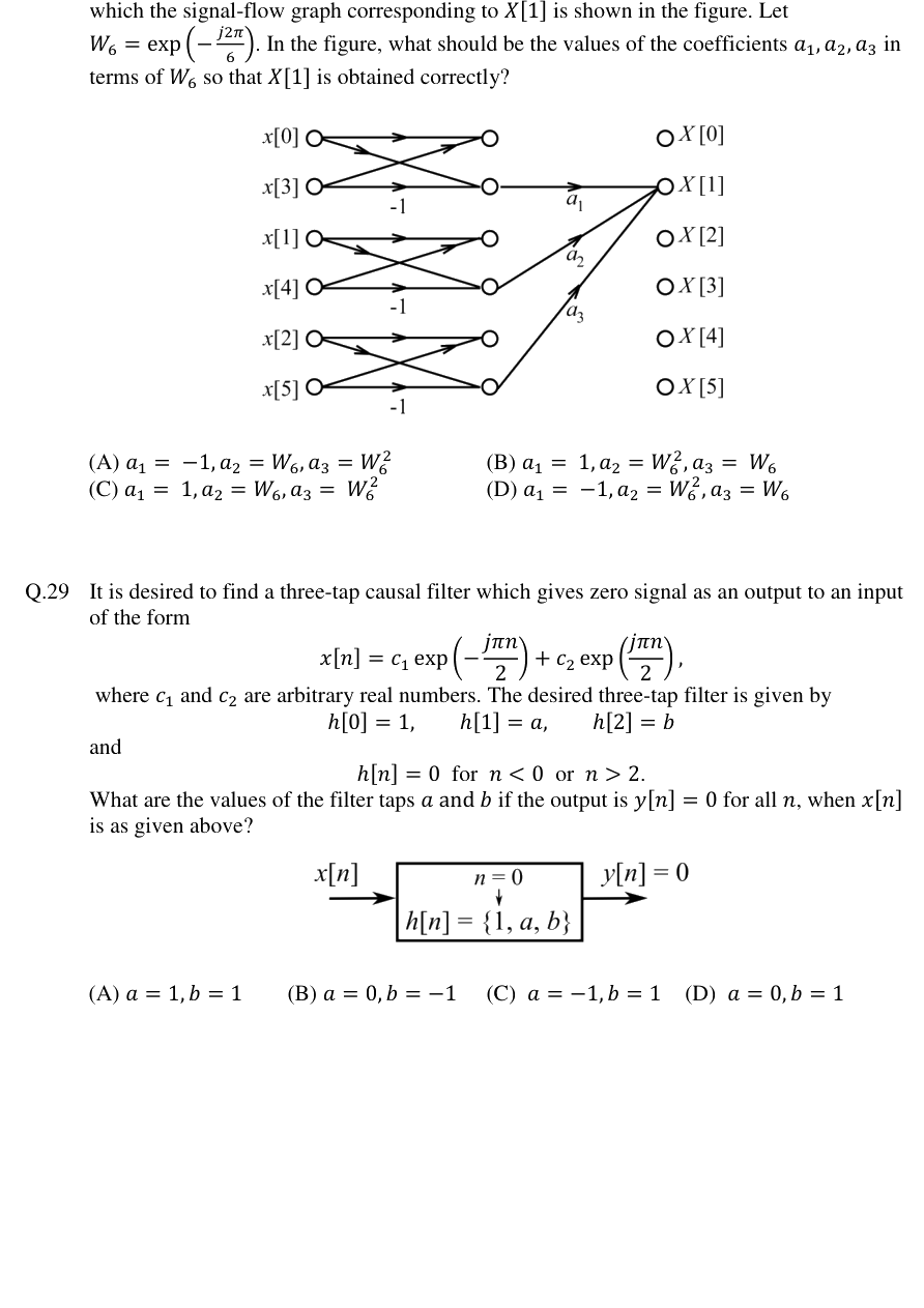 Figure context for GATE 2019 Q28