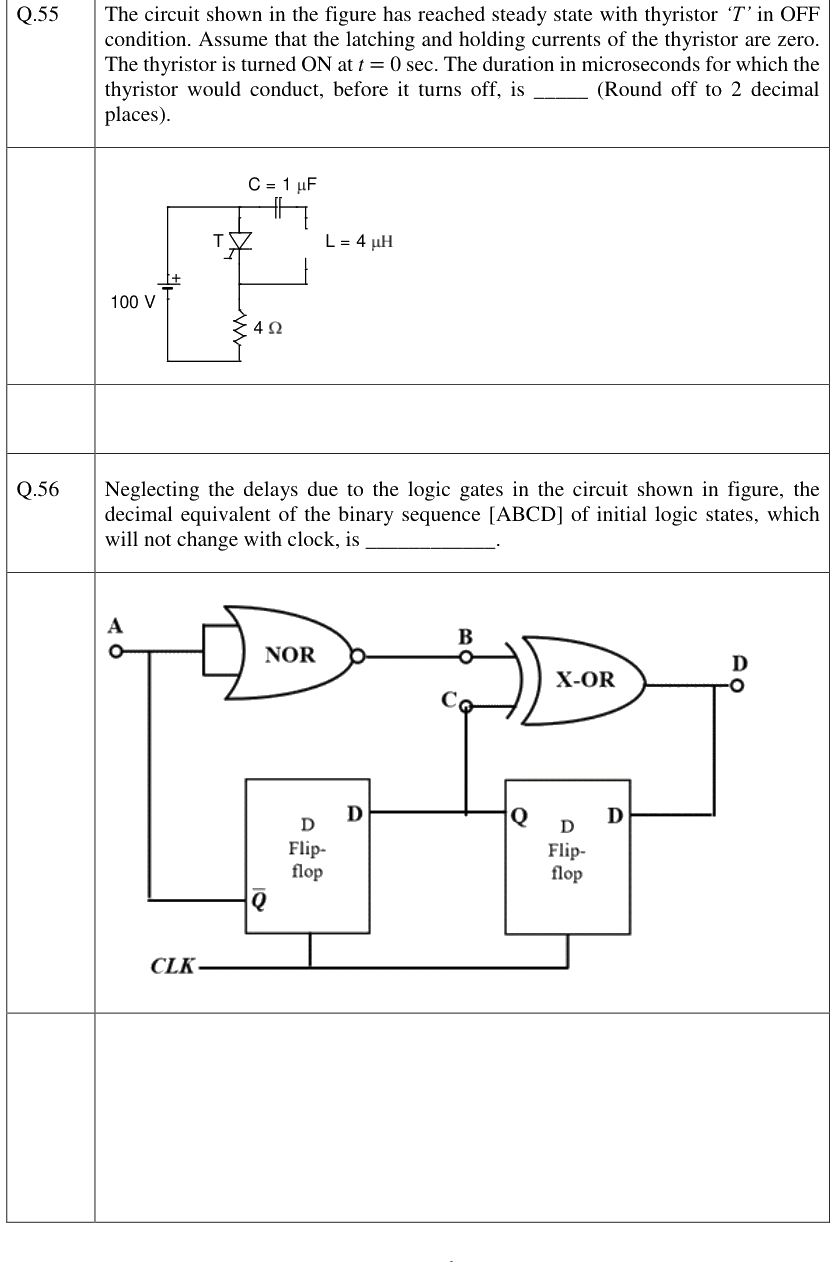 Figure context for GATE 2023 Q56
