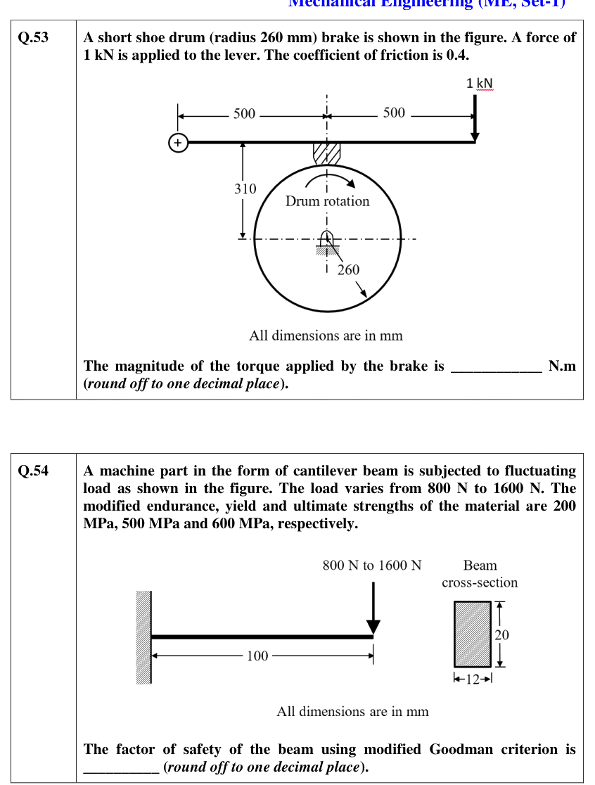 Figure context for GATE 2021 Q54