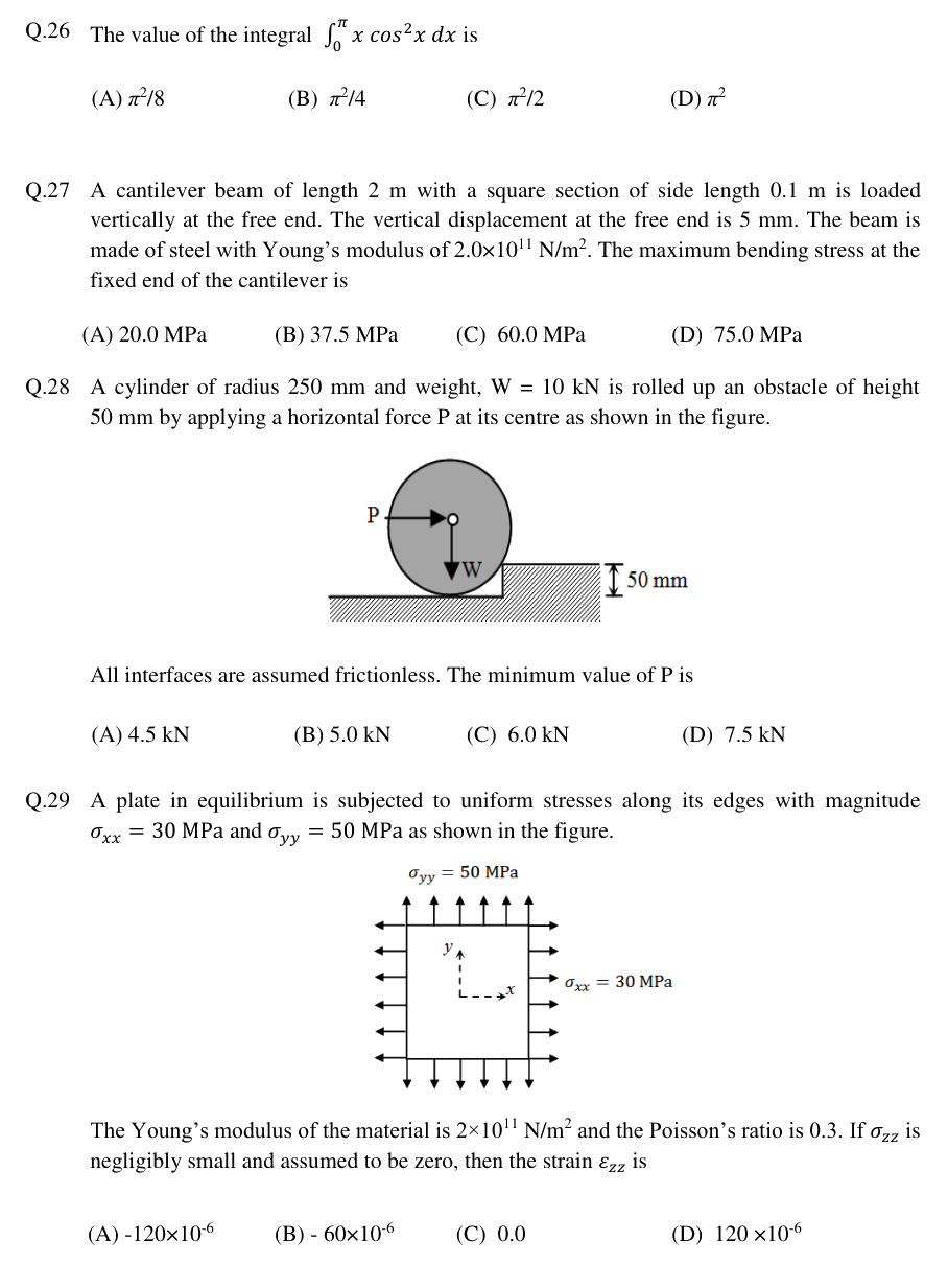 Figure context for GATE 2018 Q29