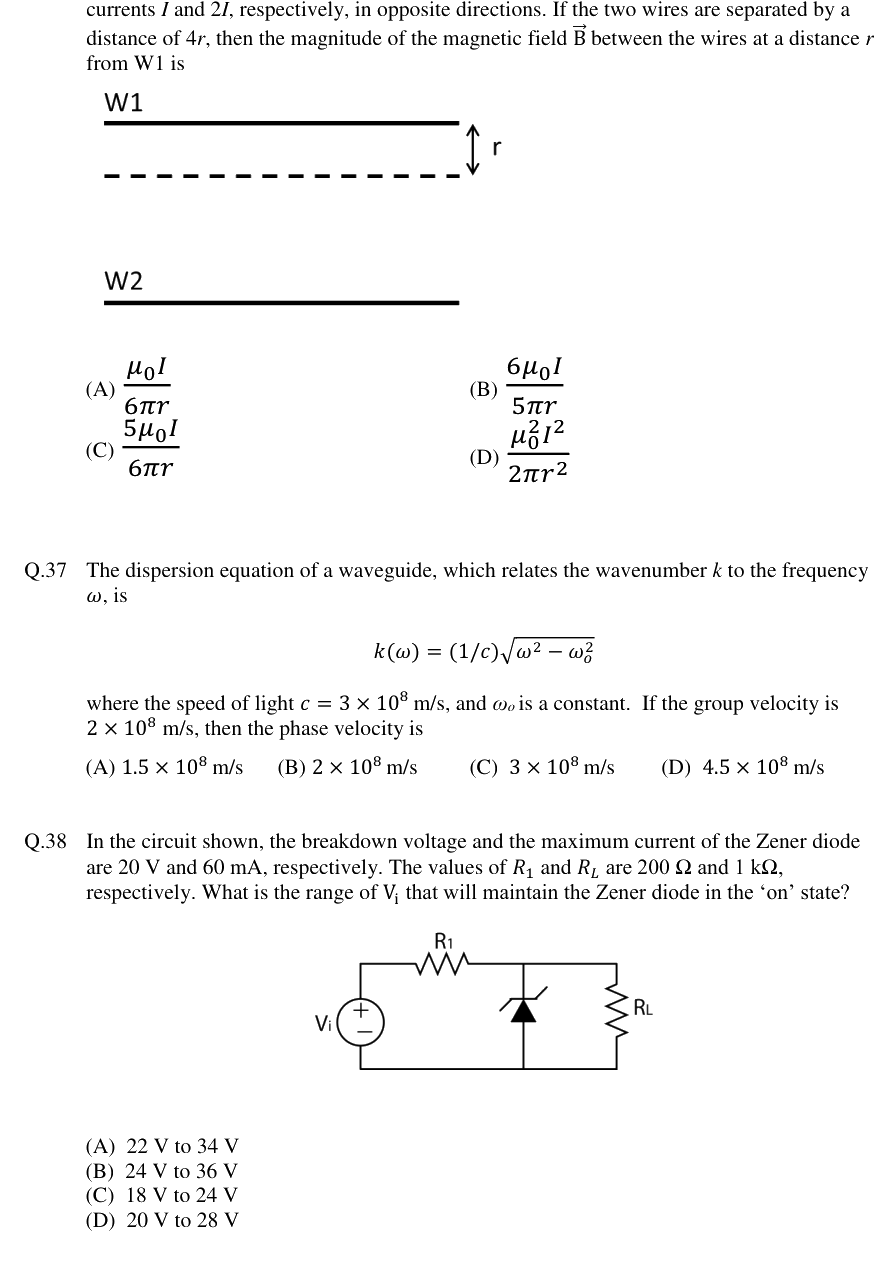 Figure context for GATE 2019 Q36