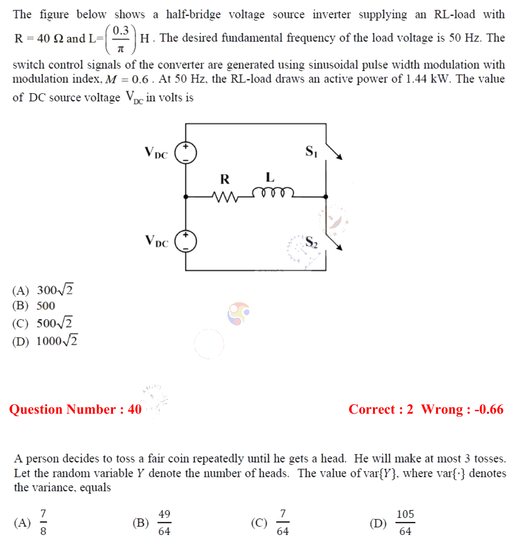 Figure context for GATE 2018 Q39
