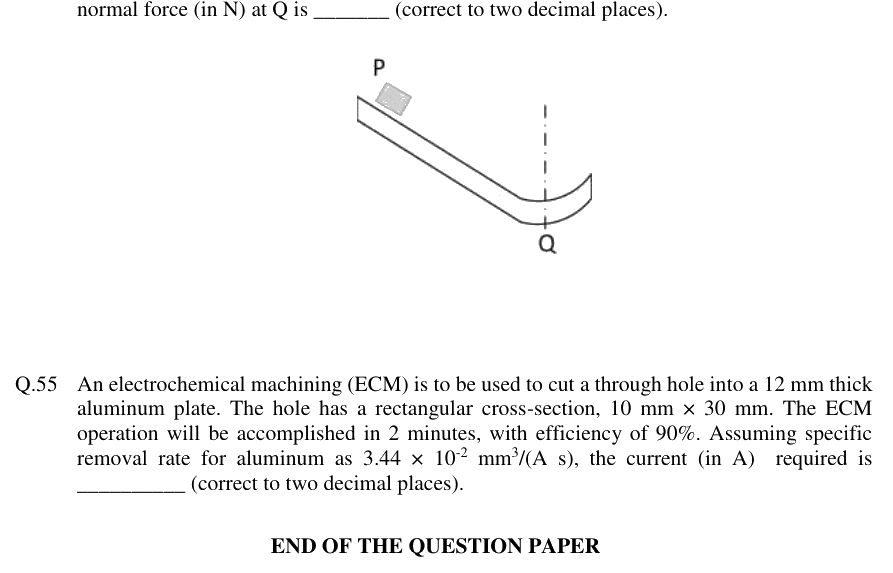 Figure context for GATE 2018 Q54