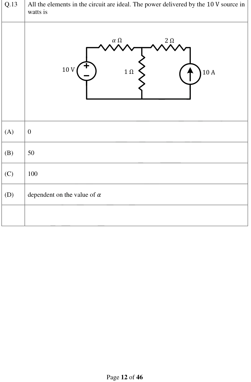 Figure context for GATE 2024 Q13