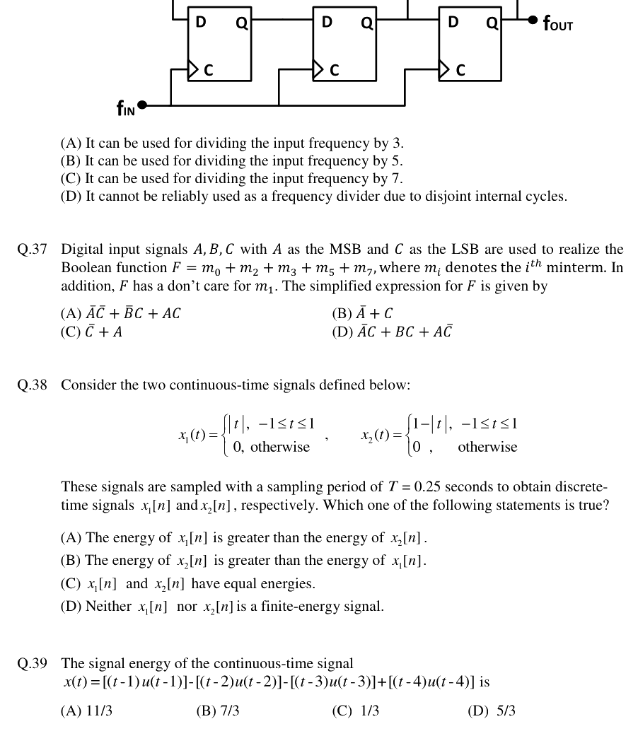 Figure context for GATE 2018 Q36
