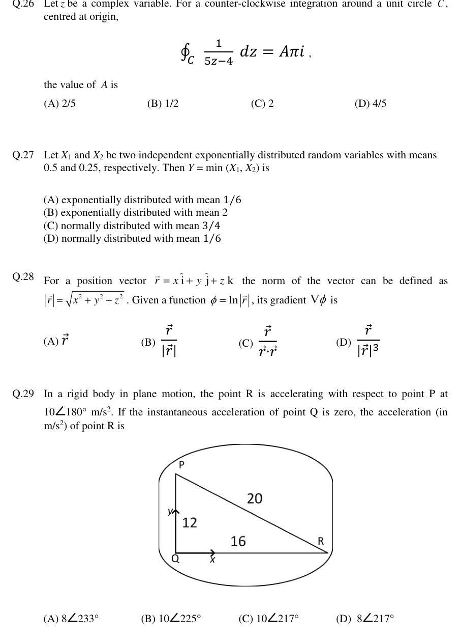 Figure context for GATE 2018 Q29
